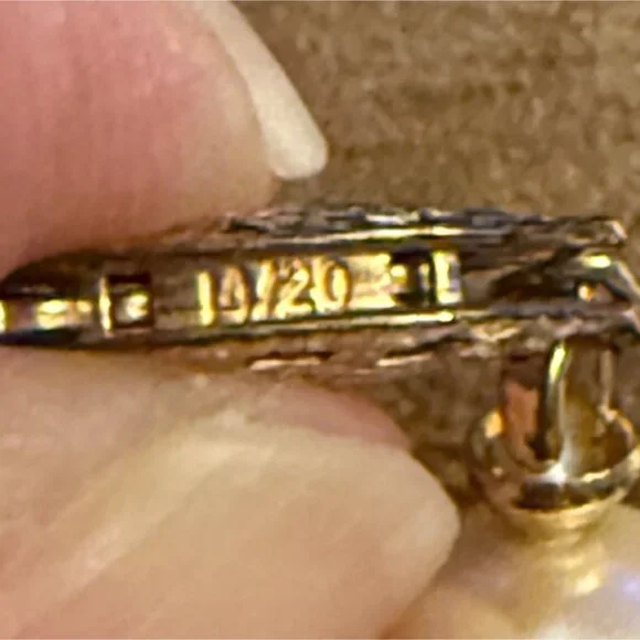 Vintage 1980s Hand Knotted Faux Pearl Necklace Set 14K GF Clasp 30in - Picture 4 of 16